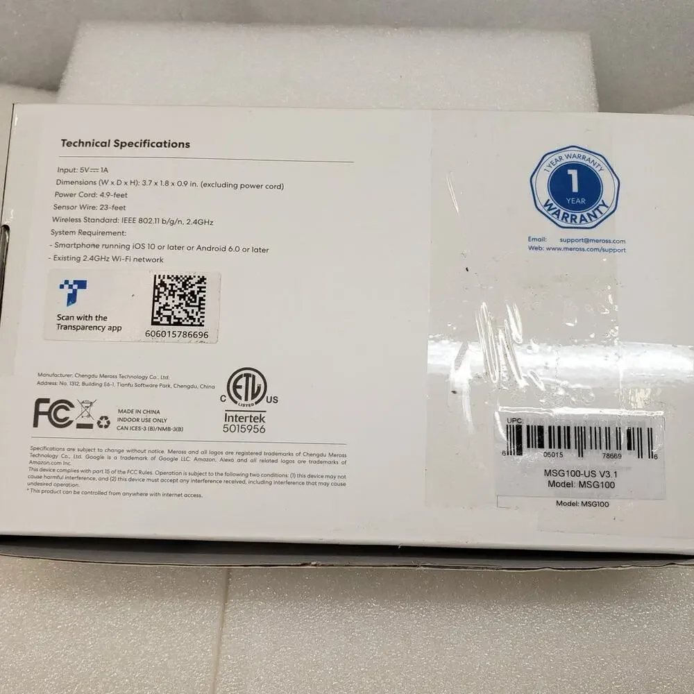 Meross MSG100 Smart Wi-Fi Garage Door Opener